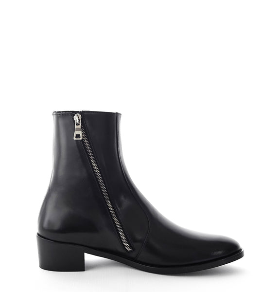 CLASSIC STOCKHOLM BOOT IN BLACK LEATHER